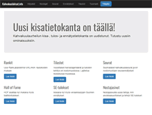 Tablet Screenshot of kahvakuulakisat.info
